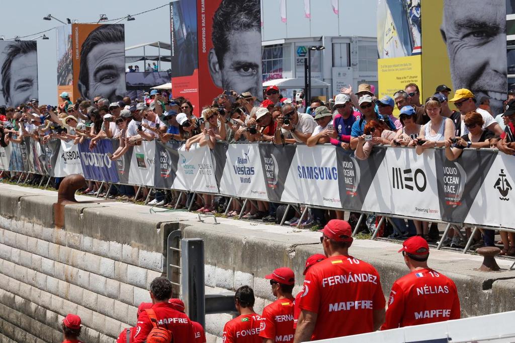 Mapfre crew embark - Volvo Ocean Race - Lisbon In Port Race - Ashore © Eugenia Bakunova http://www.mainsail.ru